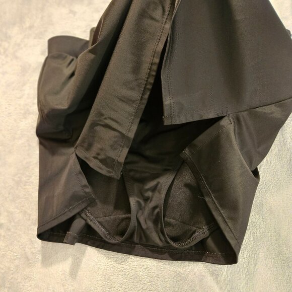 Lands' End Womens Size 14 Swim Bottom Swim Skirt Skirted Black Spandex Blend Str - Picture 6 of 10